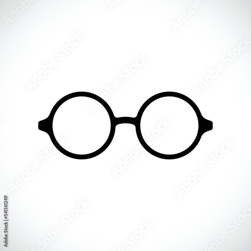 Glasses icon, eyeglasses sign and symbol. Vector illustration.
