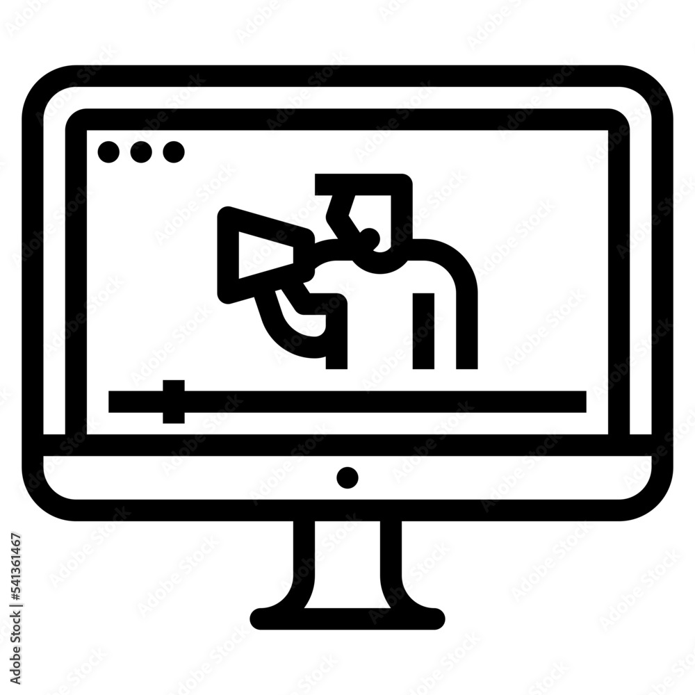Influencer line icon Influencer line icon