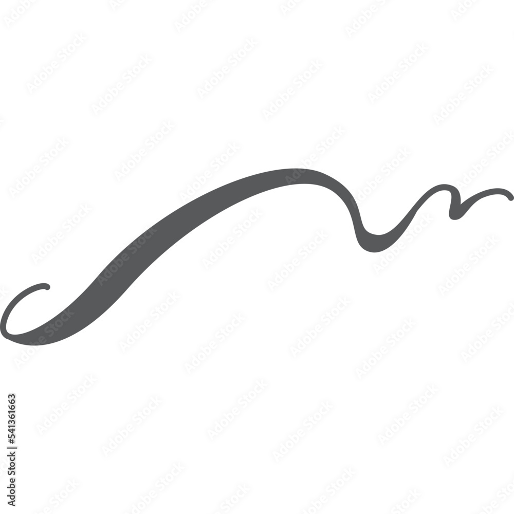 divider border flourish ornament line art glyph illustration