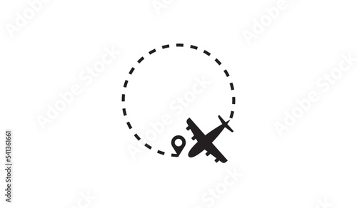 Airplane SVG PNG clipart, Travel svg, Love travel, vacation trip, honeymoon, Plane Route heart path