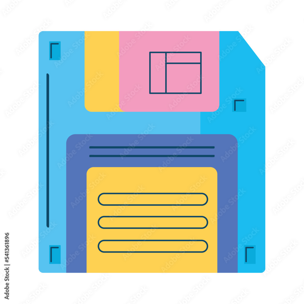 floppy nineties retro style