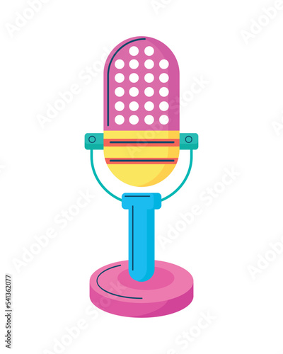 old mic nineties retro style
