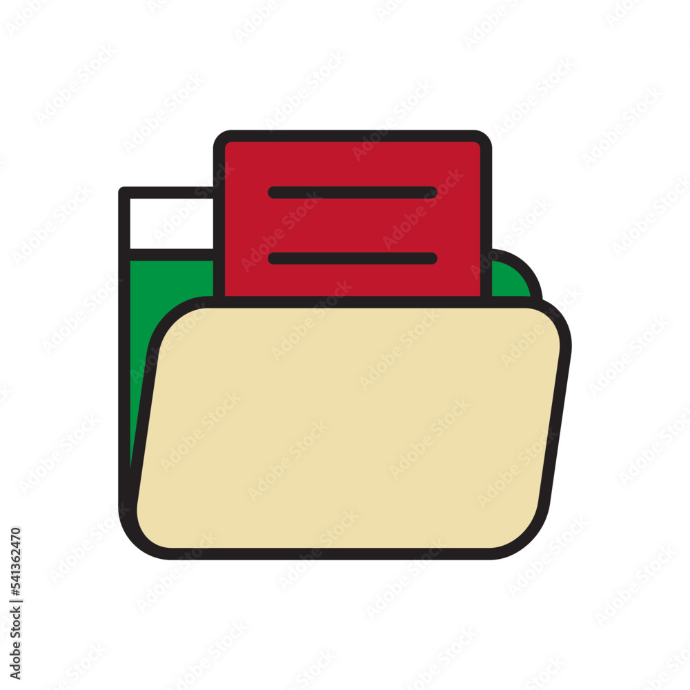 Folder icon vector design templates Folder icon vector design templates