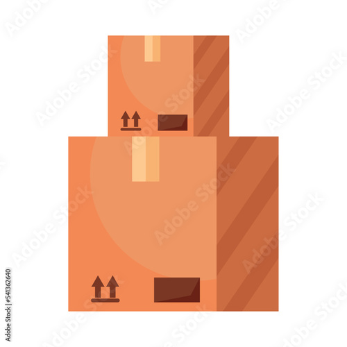 two carton boxes
