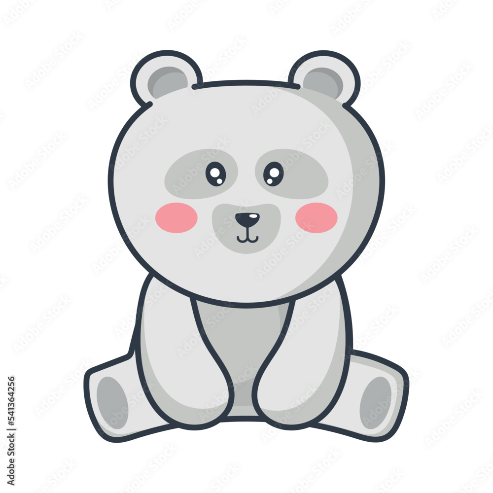 cute polar bear kawaii animal