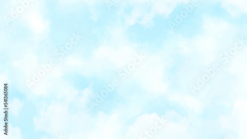 Cirrus Clouds in a Blue Sky banner background
