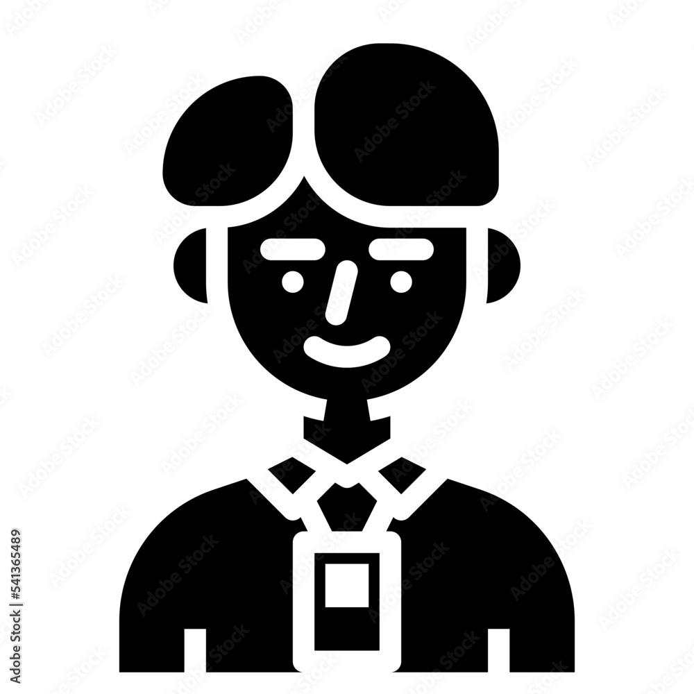 employee glyph icon
