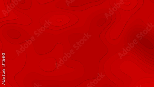 Abstract red background in cut paper style. Cutout red wallpaper.