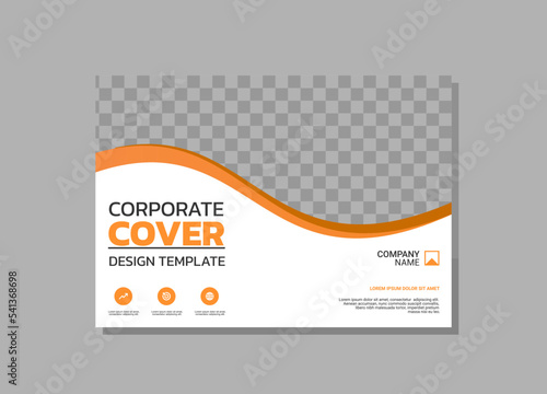 Modern business annual report horizontal