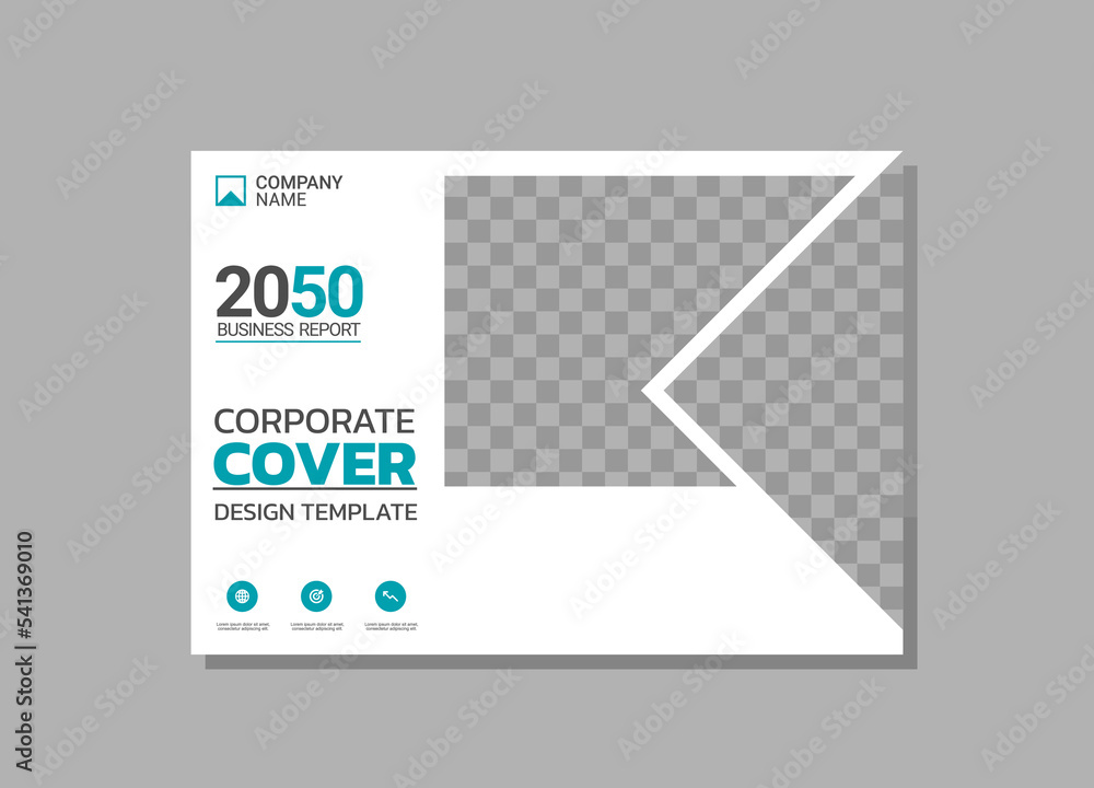 Modern business annual report horizontal Modern business annual report horizontal