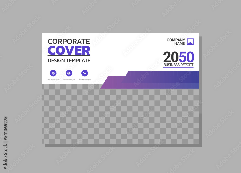Modern business annual report horizontal Modern business annual report horizontal