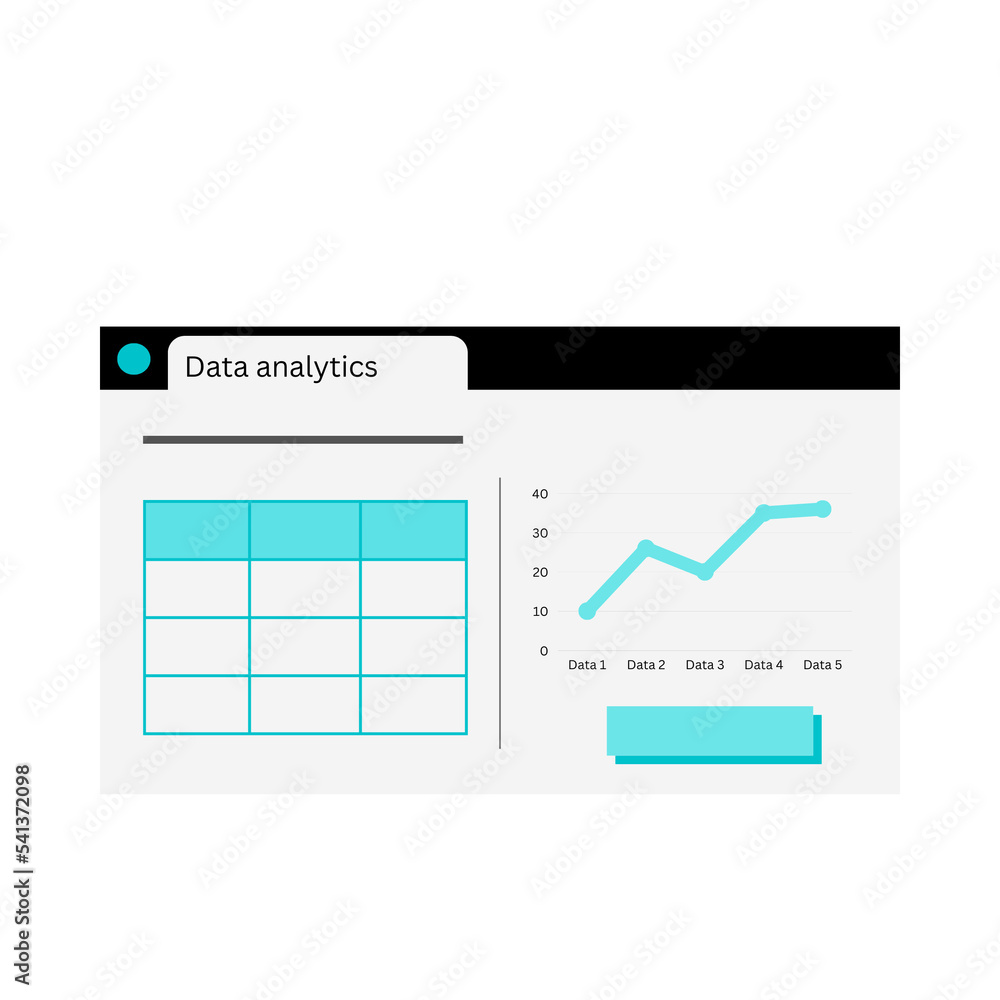 Data Analytics with line graph