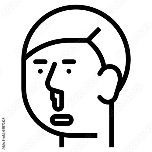 snot line icon