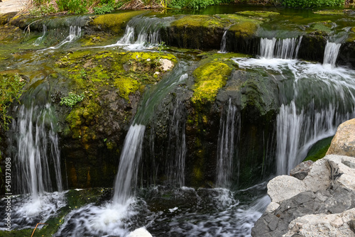 Stepped Waterfalls along Arroyo Conejo Creek  Wildwood Regional Park