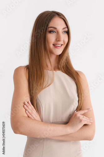 Beautiful fashionable young...