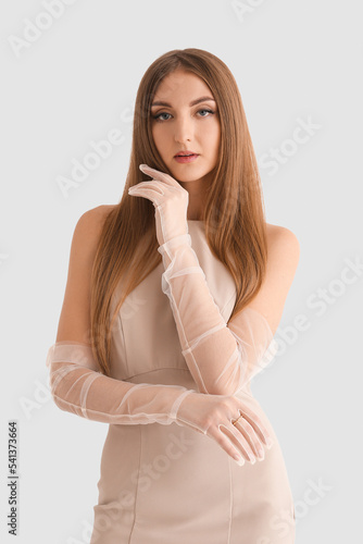 Beautiful fashionable young...