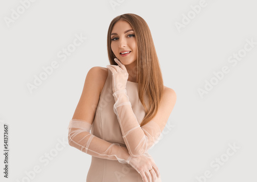 Beautiful fashionable young...