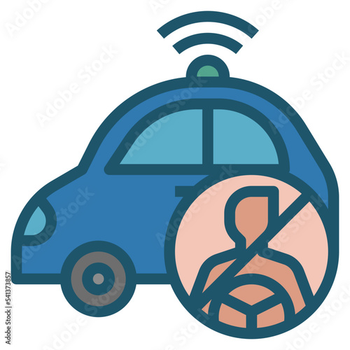 autonomous driving icon