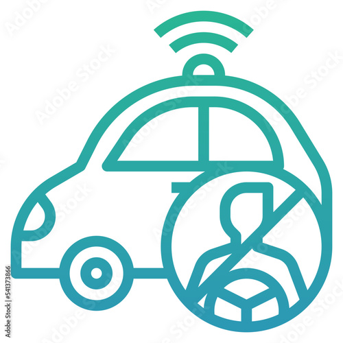 autonomous driving icon