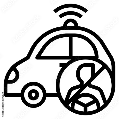 autonomous driving icon