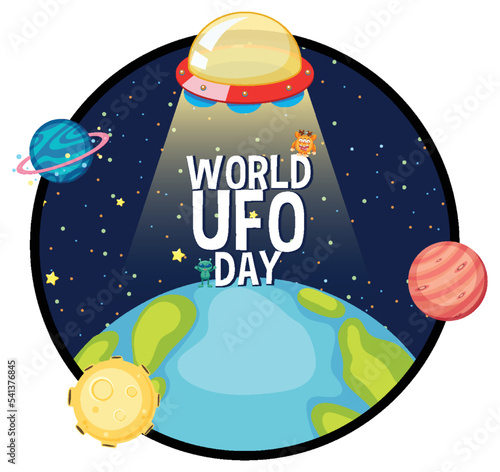 World UFO Day Poster Design