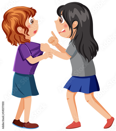 A girl got bullied by her friend