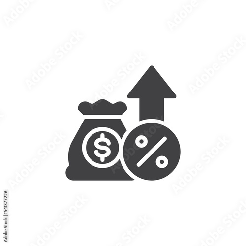Interest Rate vector icon