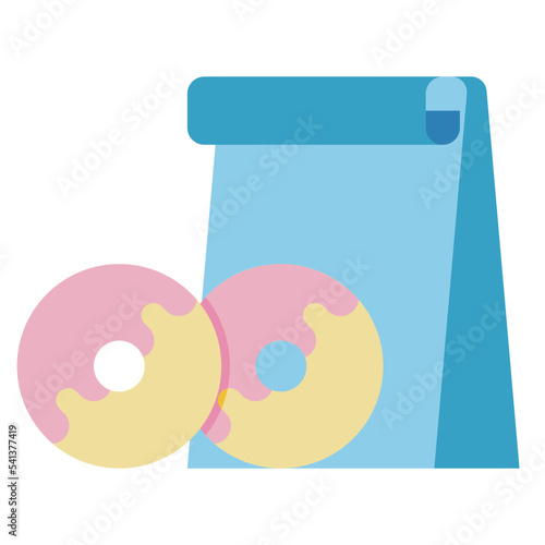 doughnut flat icon photo