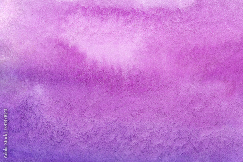 Violet and pink watercolor gradient empty background