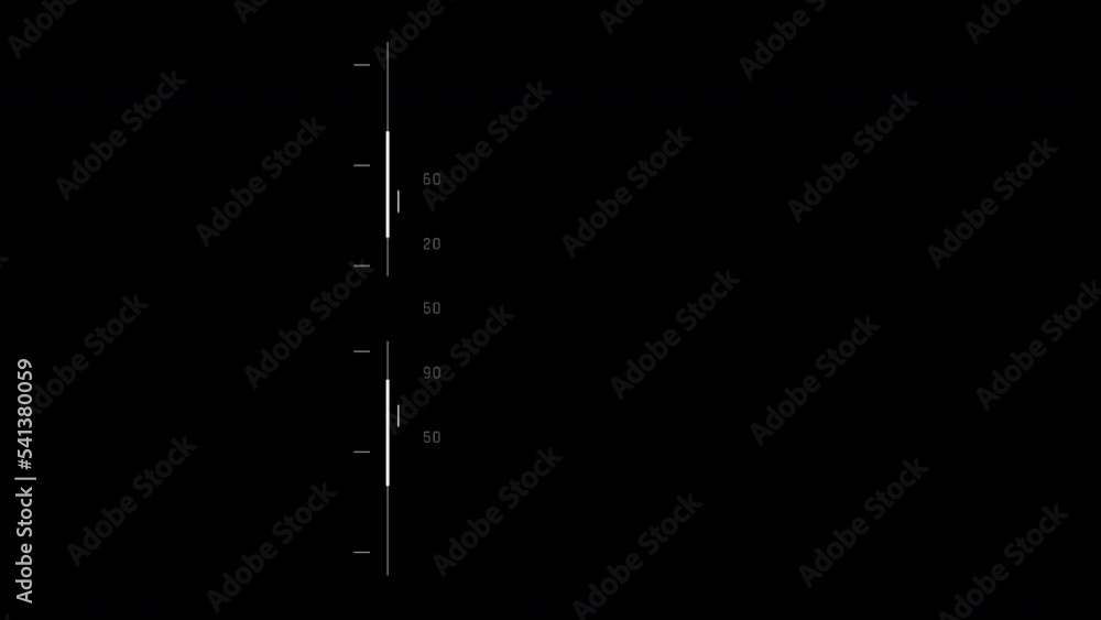 Blending Ruler Measurement digital Ruler number. background footage motion graphics a ...
