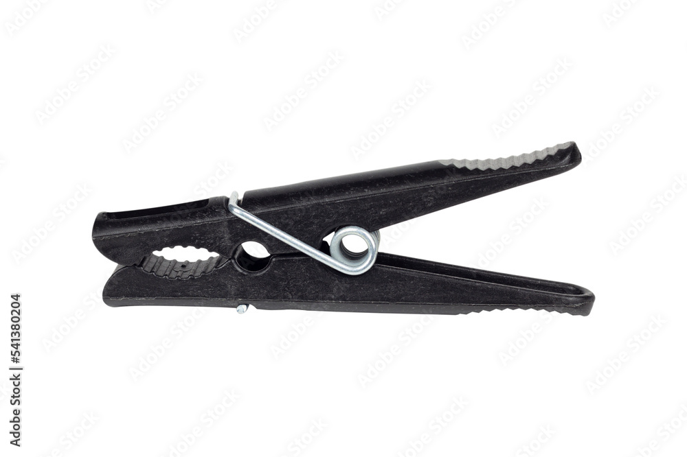 plastic, black clothespin, isolate, transparent background plastic, black clothespin, isolate, transparent background