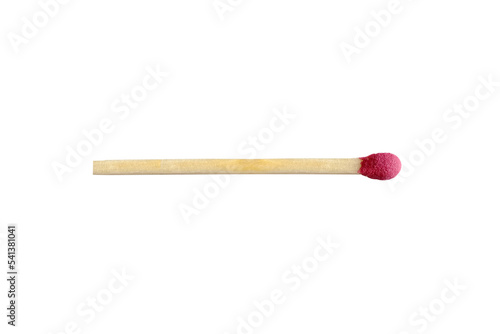 wooden match isolated 