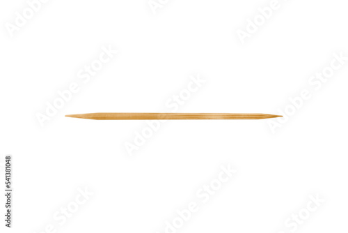 double-sided wooden toothpick isolated photo