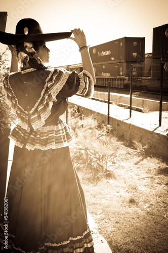 La Adelita fueron mujeres que lucharon en la Revolucion Mexicana (1910) al lado civiles rebeldes contra el Ejercito Mexicano protegiendo sus derechos, su tierra y a su familia en el norte de México.  photo