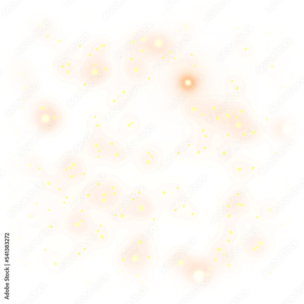 Star gold magical sparkles element