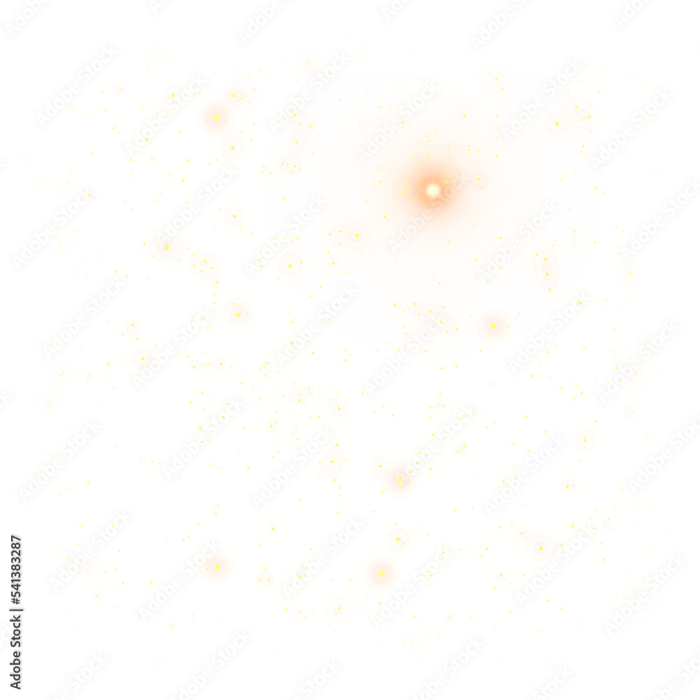 Star gold magical sparkles element