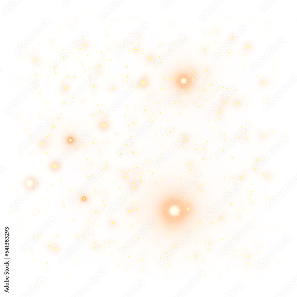Star gold magical sparkles element