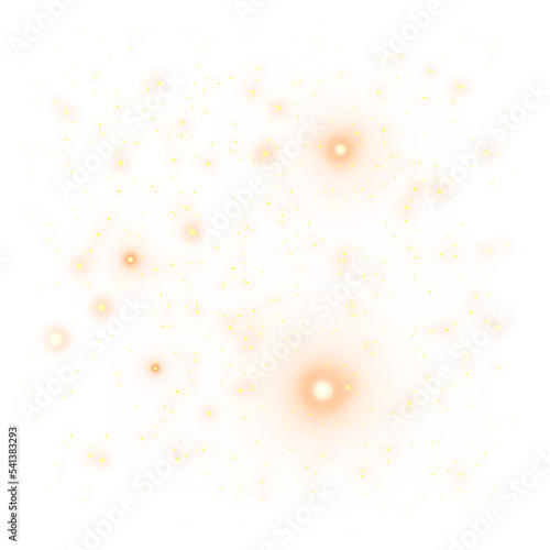 Obraz na płótnie Star gold magical sparkles element w salonie