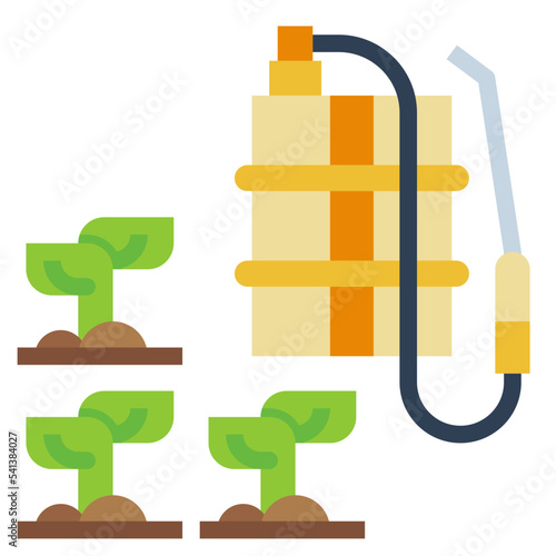 pesticide flat icon