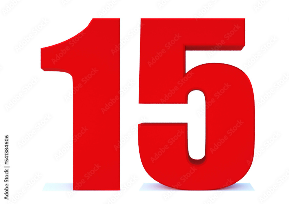15 number 15 number