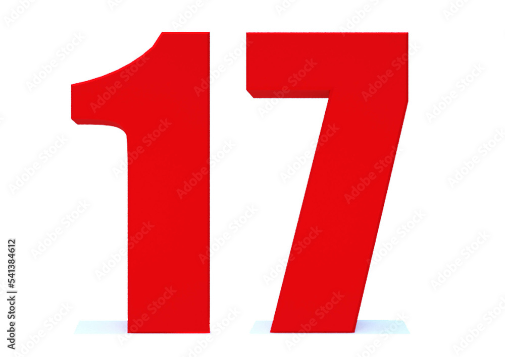 17 number 17 number