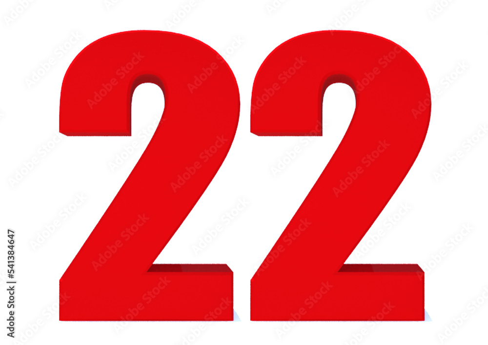 22 number 22 number