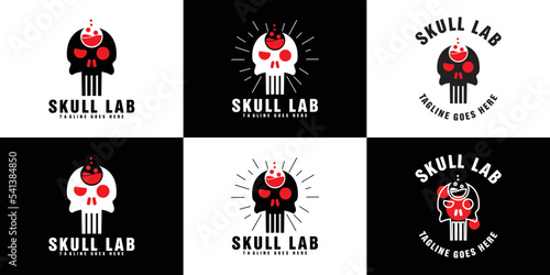 Toxic Mascot Logo Design Vector With Concept Style For Badge, Emblem And T-shirt Printing.