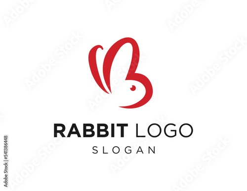 Logo about Rabbit on a white background. created using the CorelDraw application.