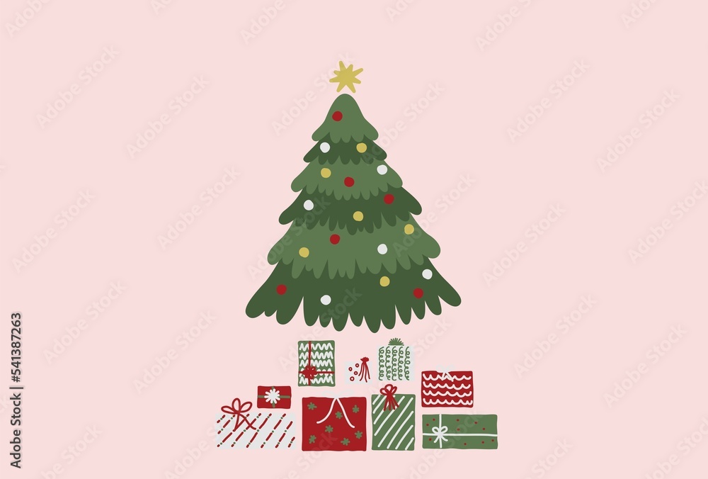 Naklejka premium クリスマスカード