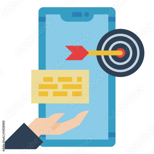 content specification flat icon