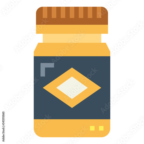 yeast extract flat icon style