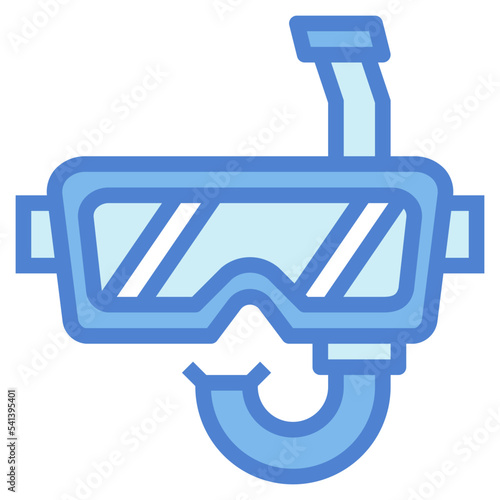 snorkel two tone icon style