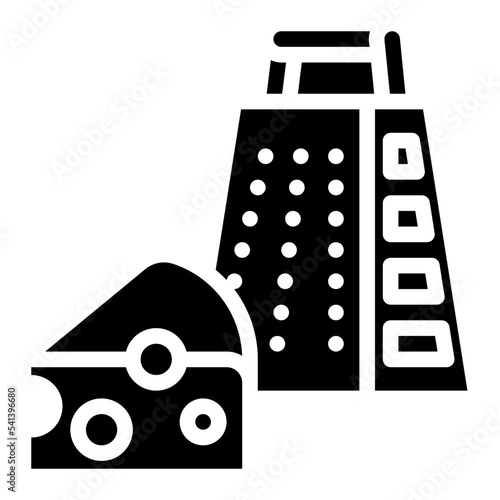cheese glyph icon