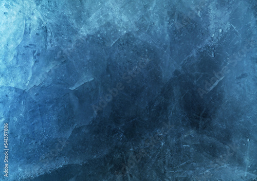 ice winter grunge texture dark blue background